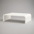 Suporte Elevatório Retangular em MDF Branco 60 x 30 x 16 cm